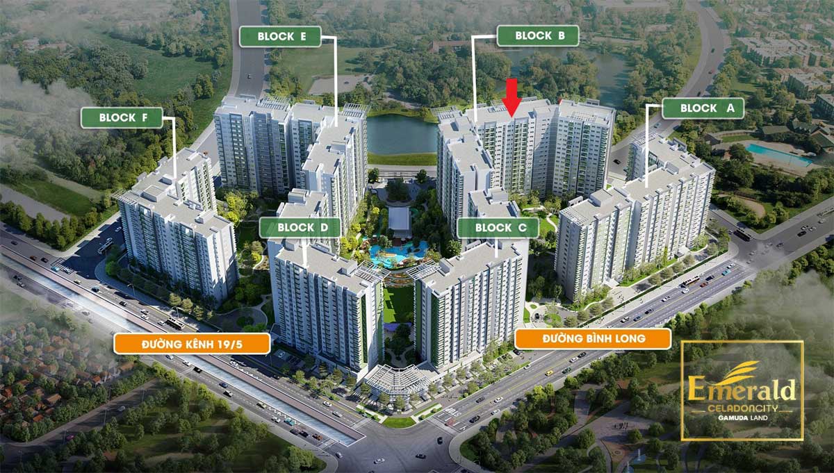 Khu Căn Hộ Emerald Precinct Celadon City - Celadon City